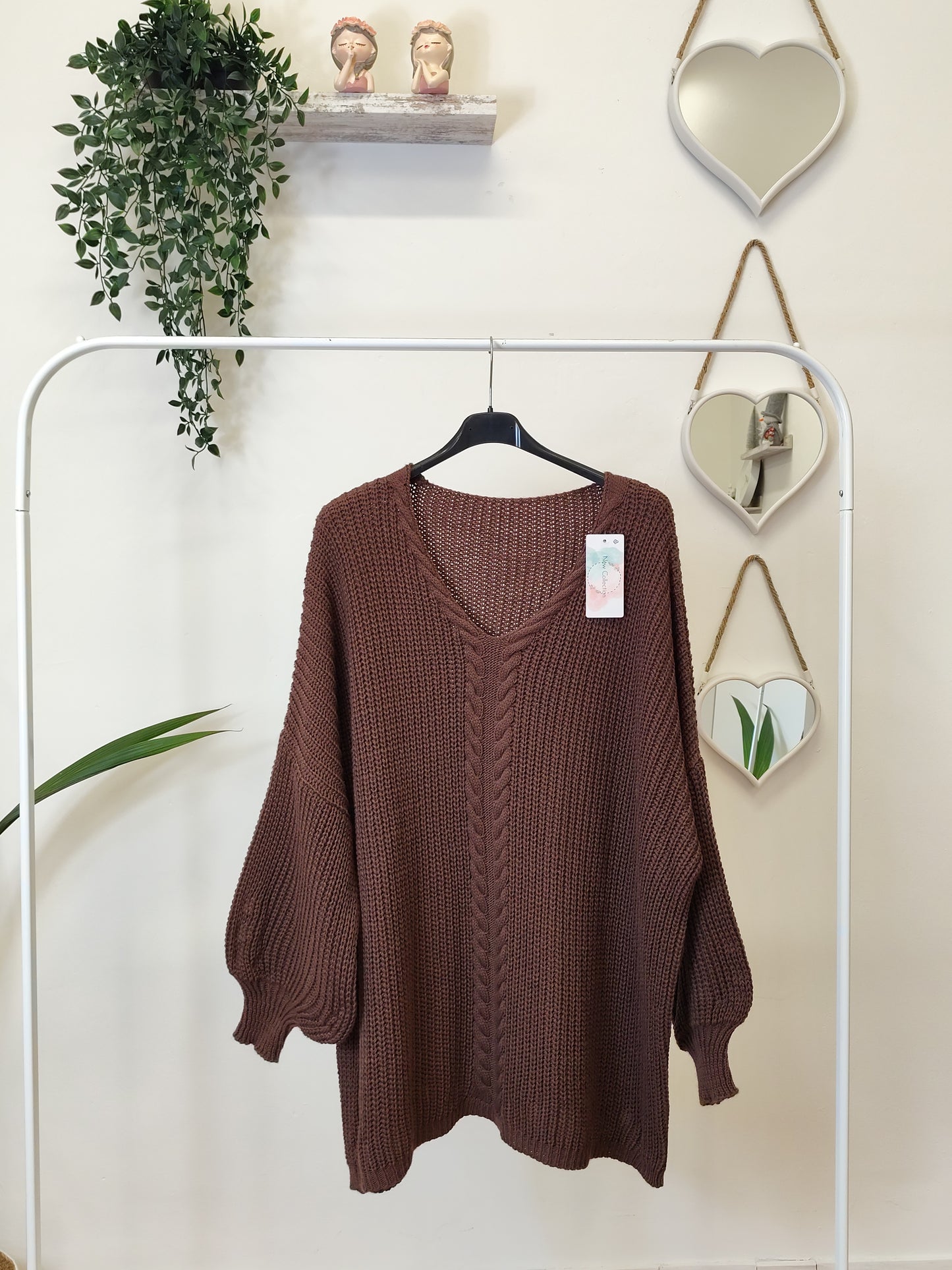 Maglione treccia