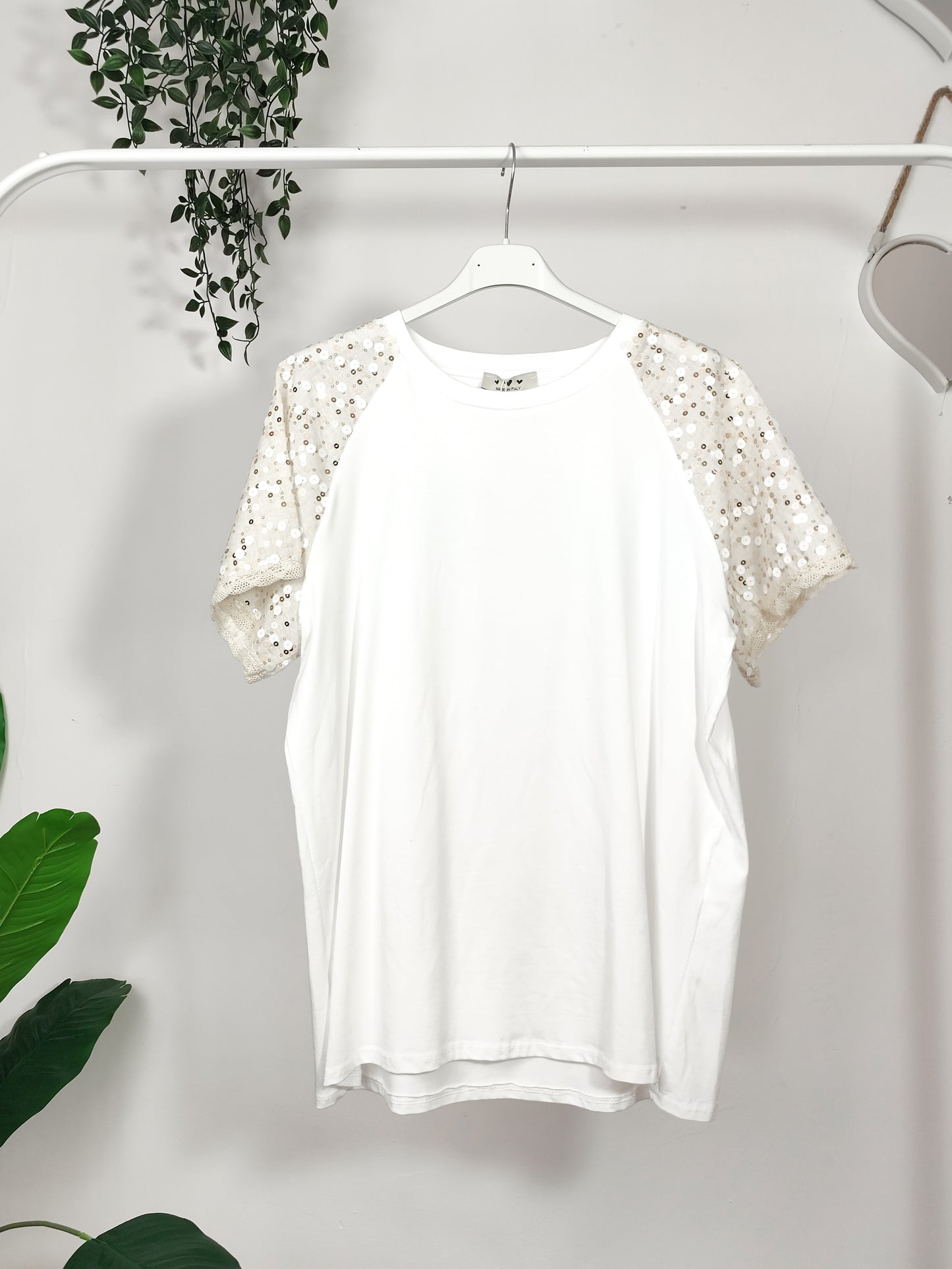 T-shirt pajettes