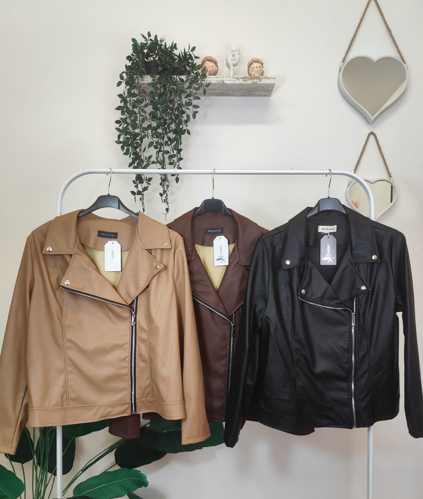 Chiodo biker ecopelle