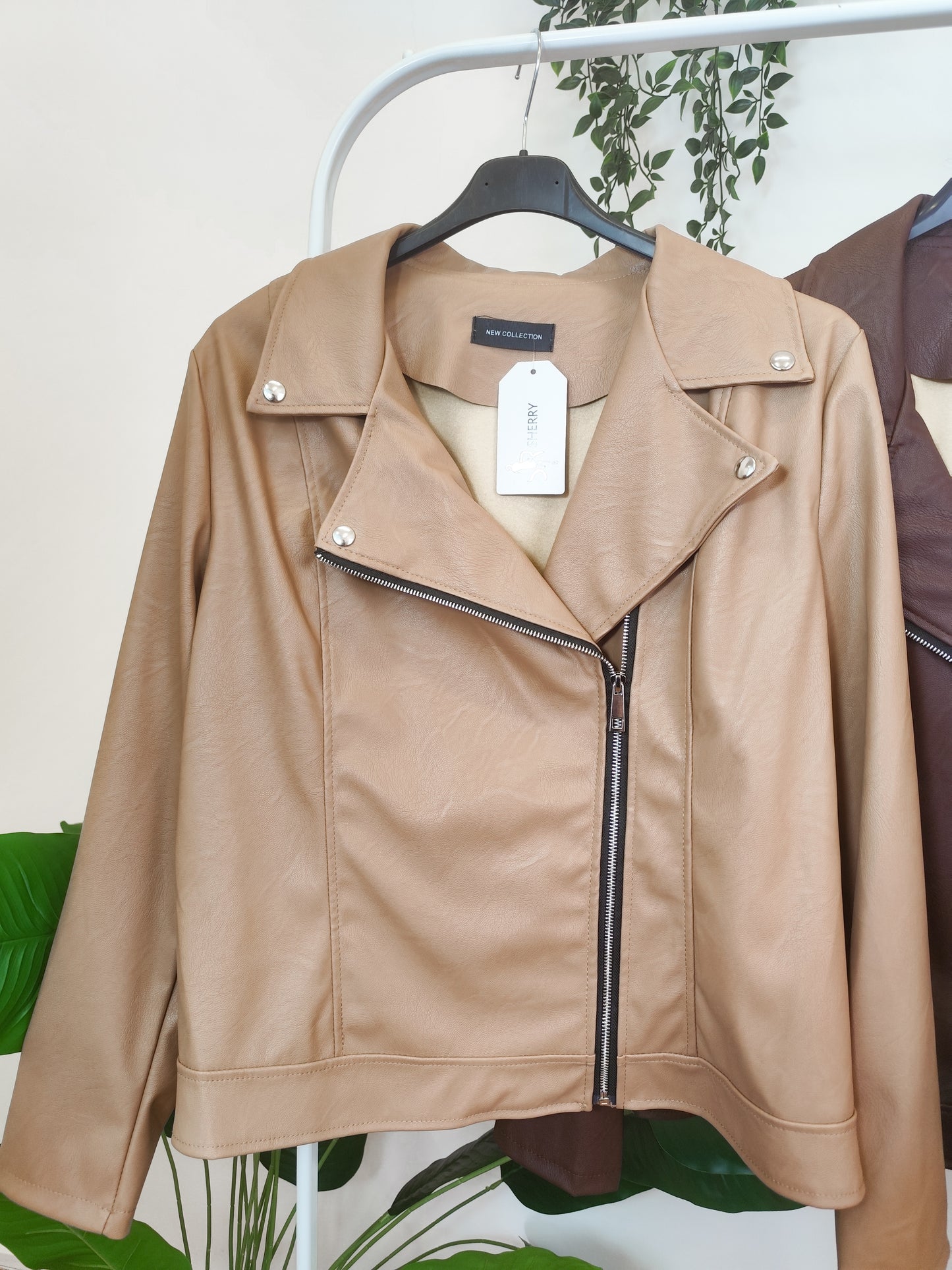 Chiodo biker ecopelle