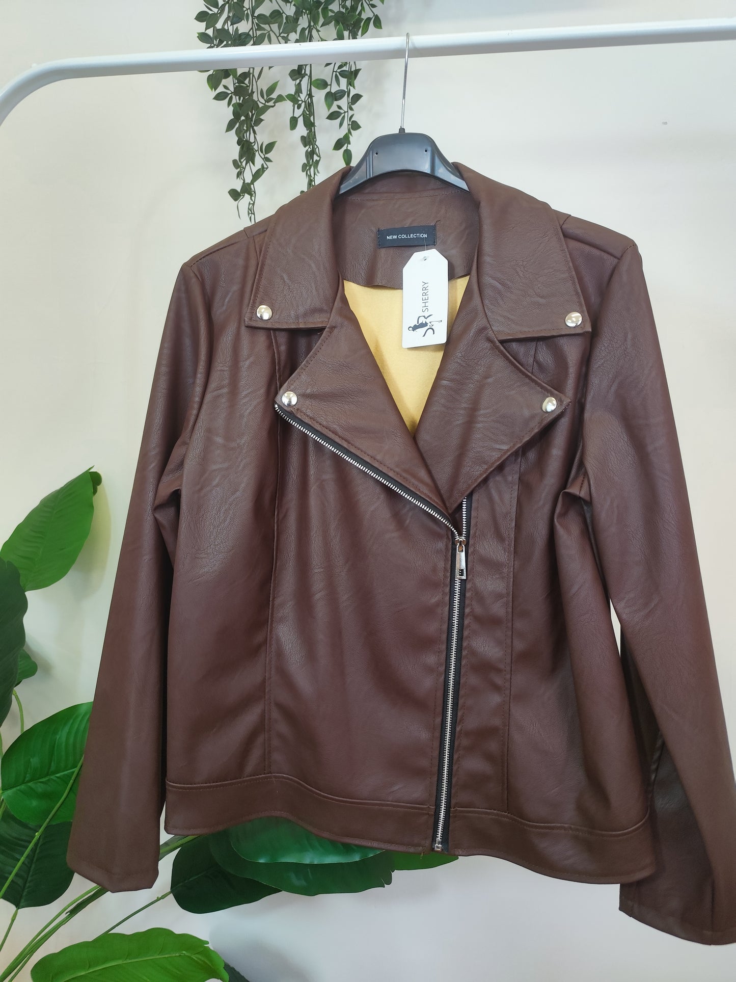 Chiodo biker ecopelle