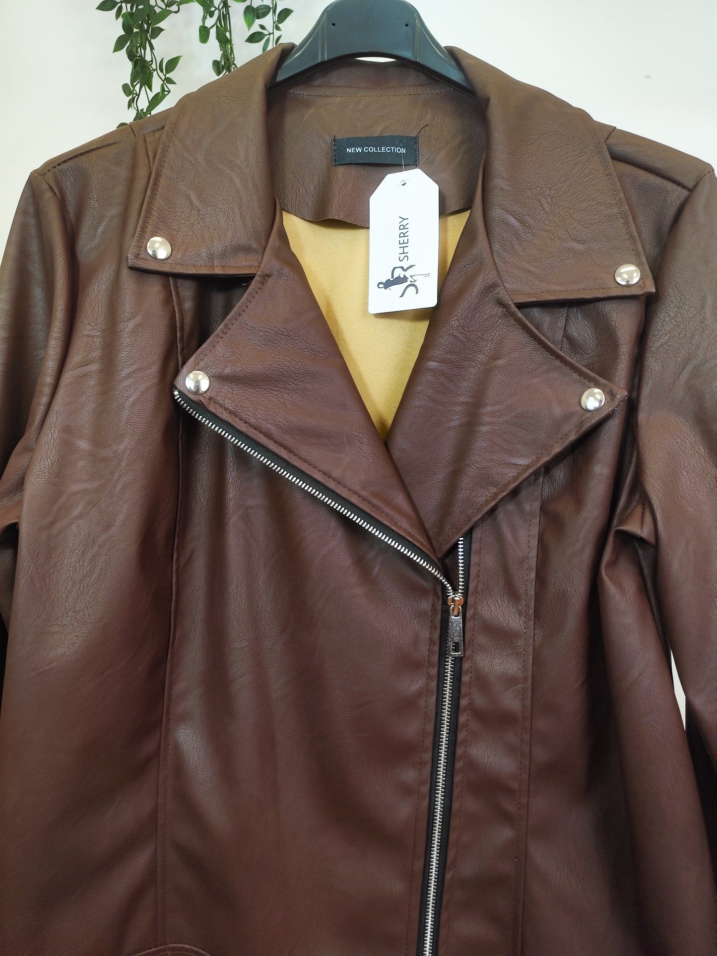Chiodo biker ecopelle
