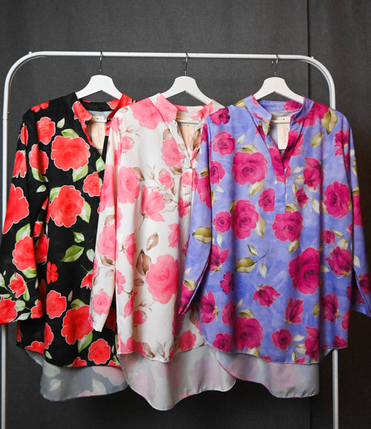 Camicia fiori