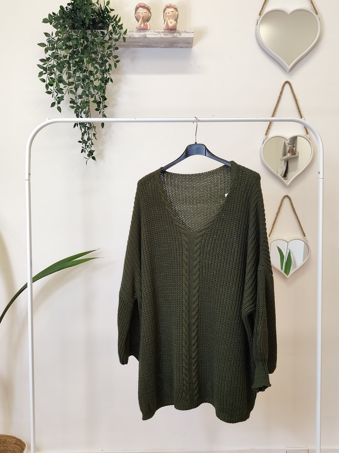Maglione treccia
