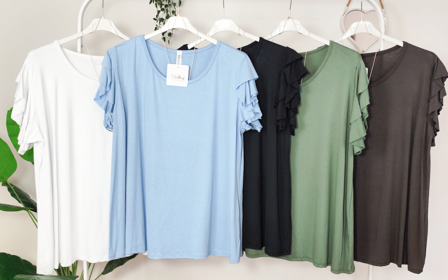 T-Shirt manica balze