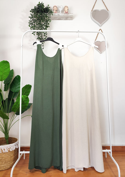 Vestito lungo fiocco