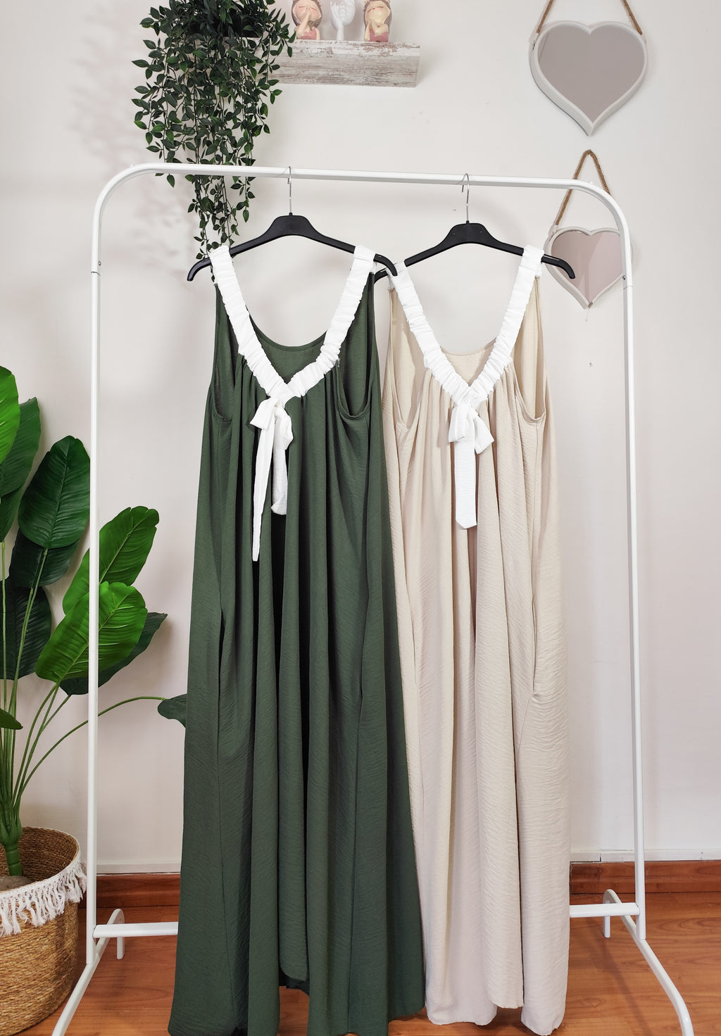 Vestito lungo fiocco