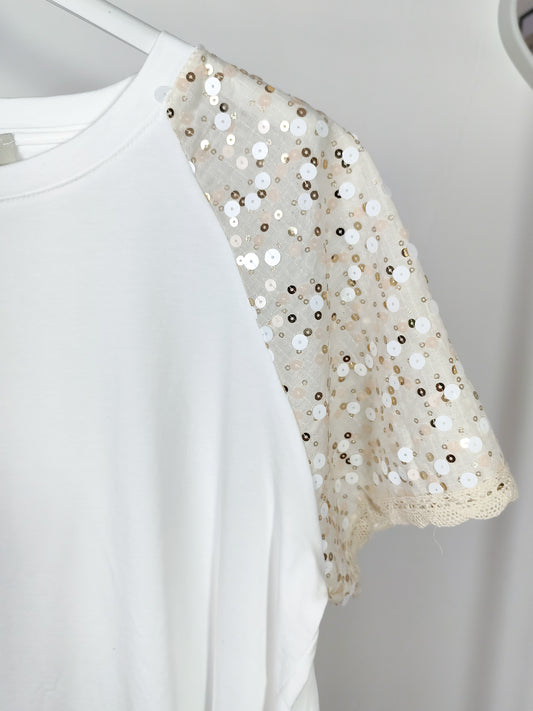T-shirt pajettes