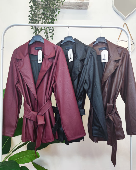 Giacca eco pelle