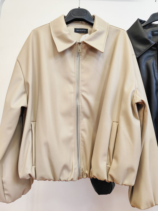 Bomberino ecopelle Perla