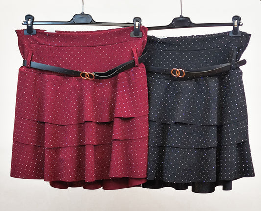 Gonna Malibu – a balze con micro strass