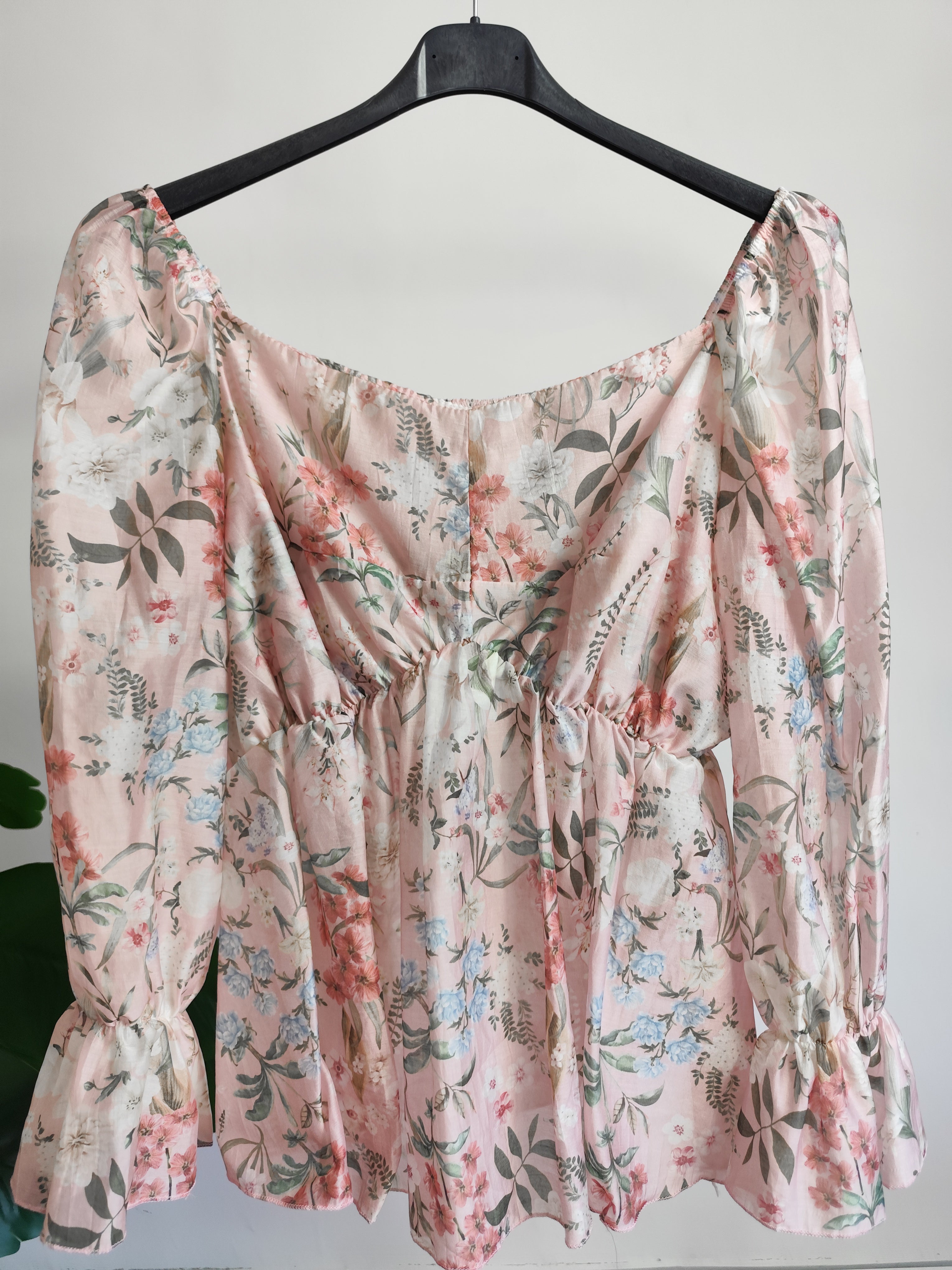 Top Curvy Romantico Floreale Morbido e Comodo