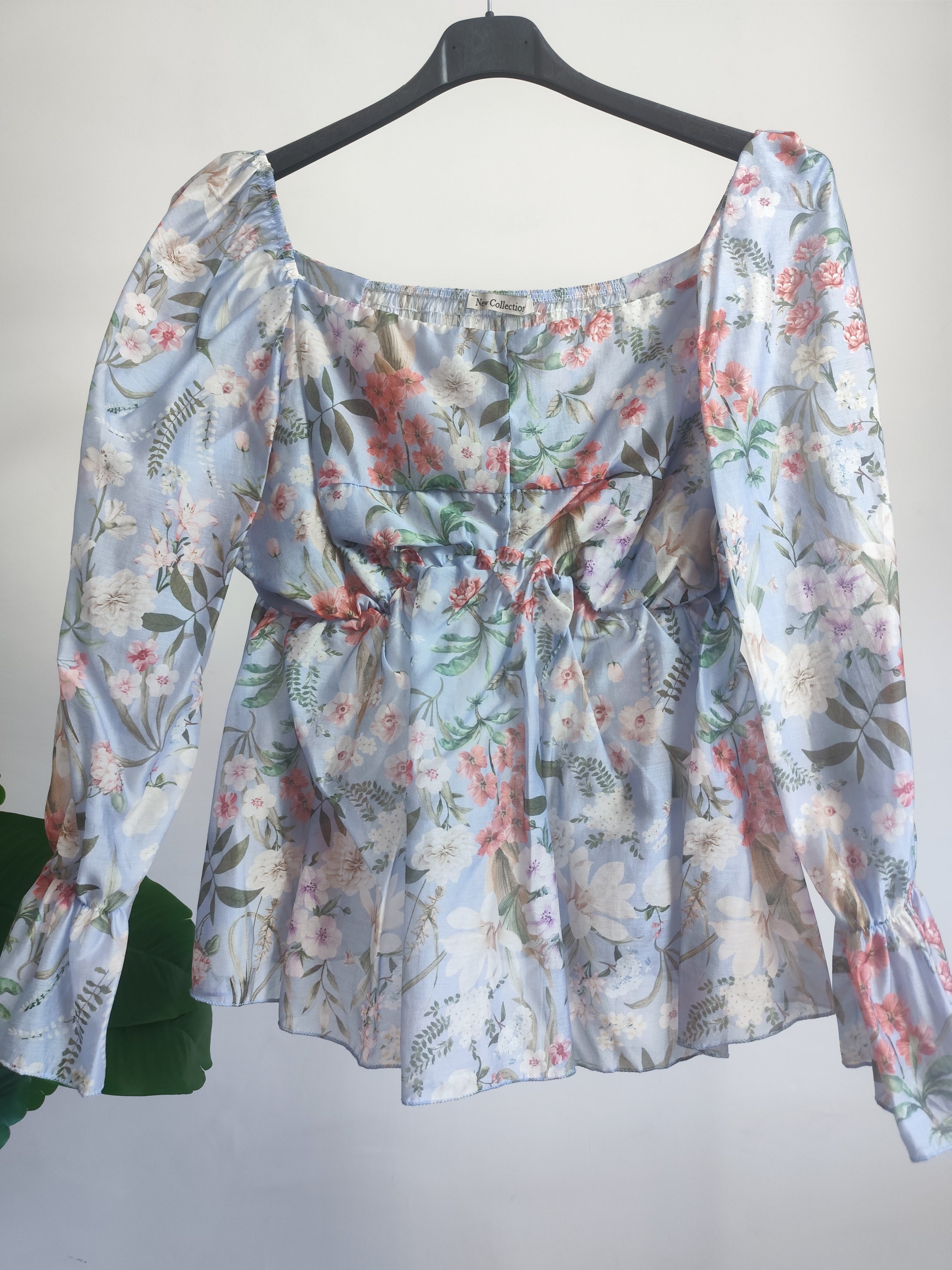 Top Curvy Romantico Floreale Morbido e Comodo