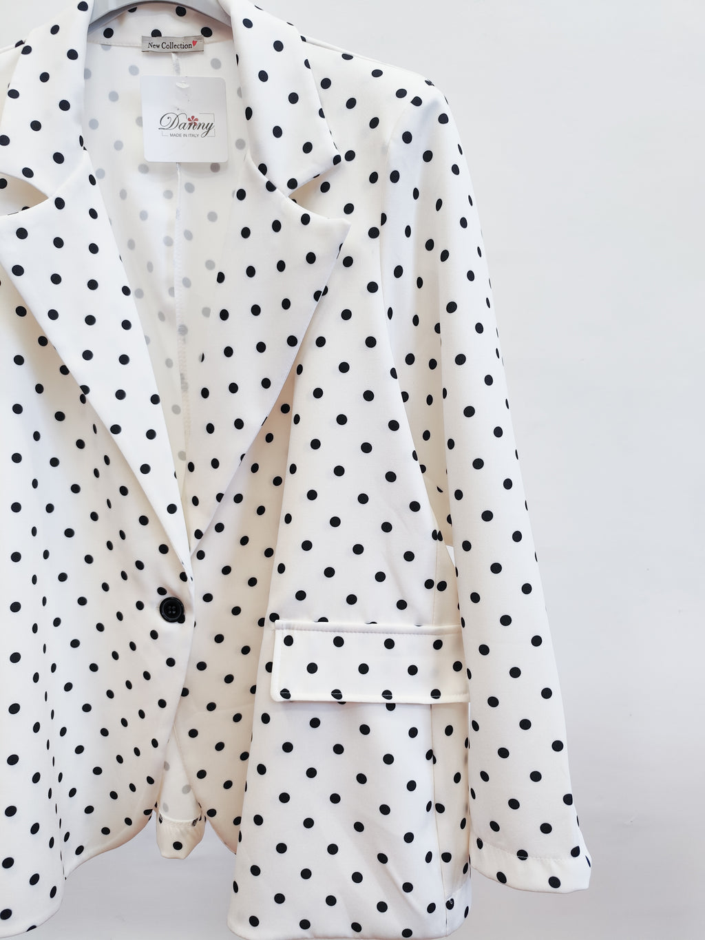 Blazer curvy pois elegance