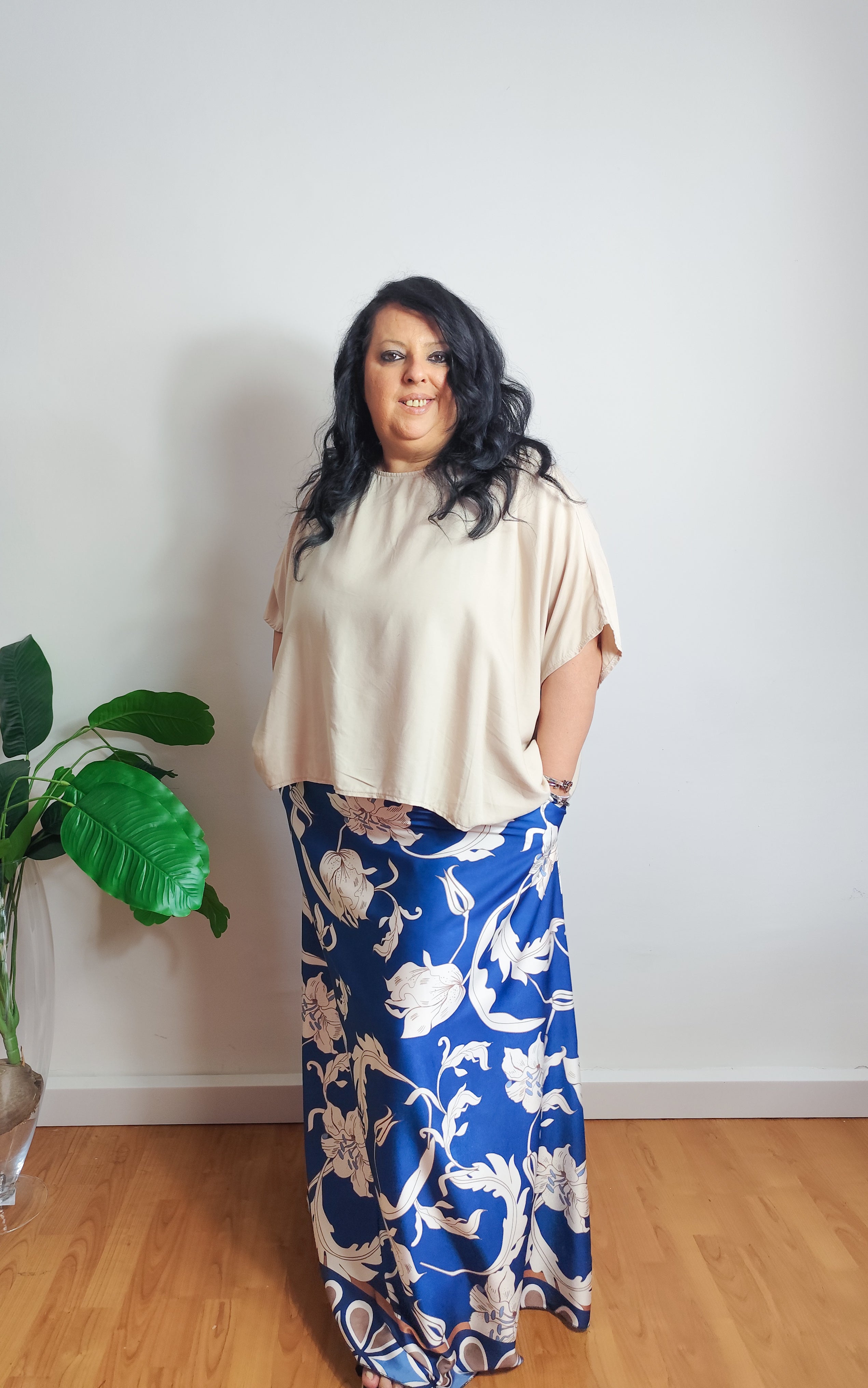 Blusa Curvy taglio scatoletta