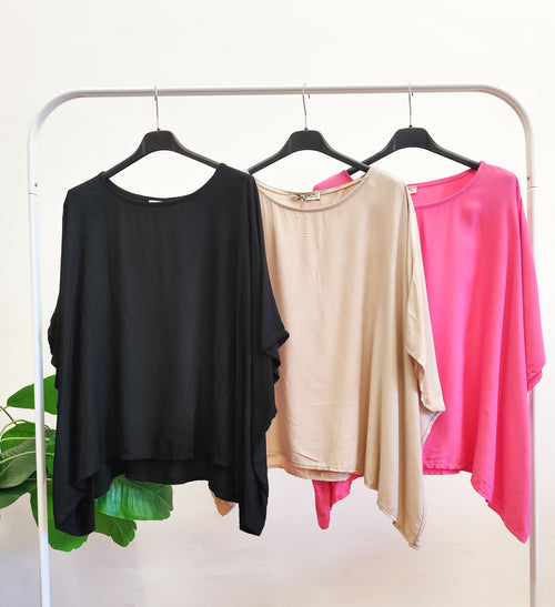 Blusa Curvy taglio scatoletta