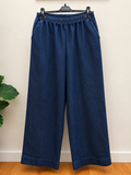 Jeans Palazzo Curvy Morbido e Leggero con risvolto