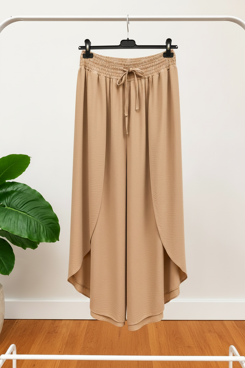 Pantalone Curvy Soft Glow Morbido Elasticizzato - Taglie Forti 48-56