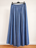 Pantalone Palazzo Curvy Effetto Jeans Leggero