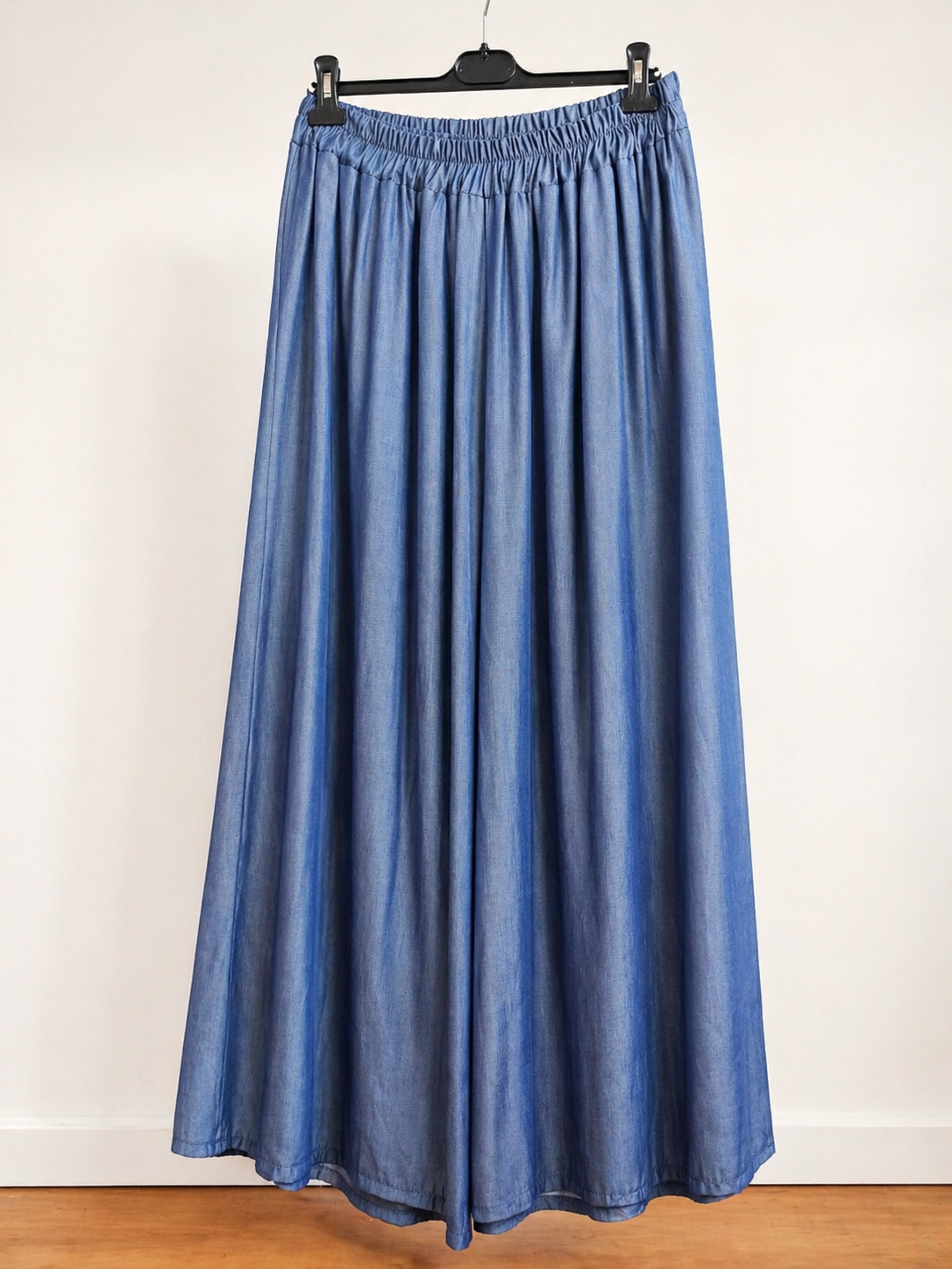 Pantalone Palazzo Curvy Effetto Jeans Leggero