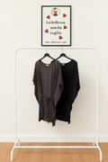 maglia poncho over size