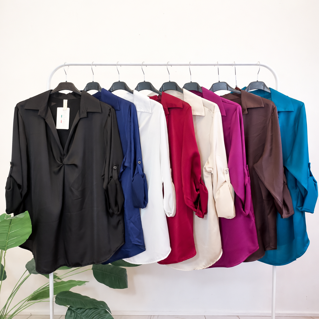 Camicia in raso