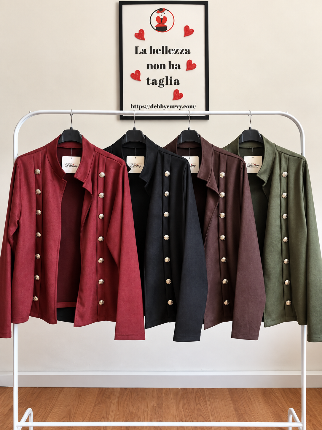 Giacca Blazer Iconic – Bottoni Gioiello ✨