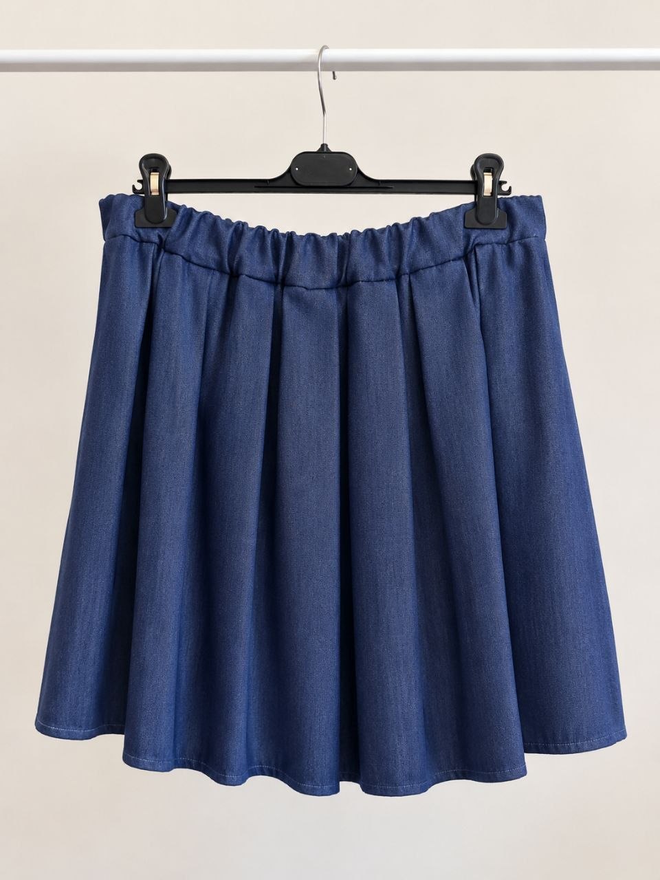 Gonna jeans con pantaloncino curvy