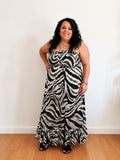 Vestito lungo curvy Jungle