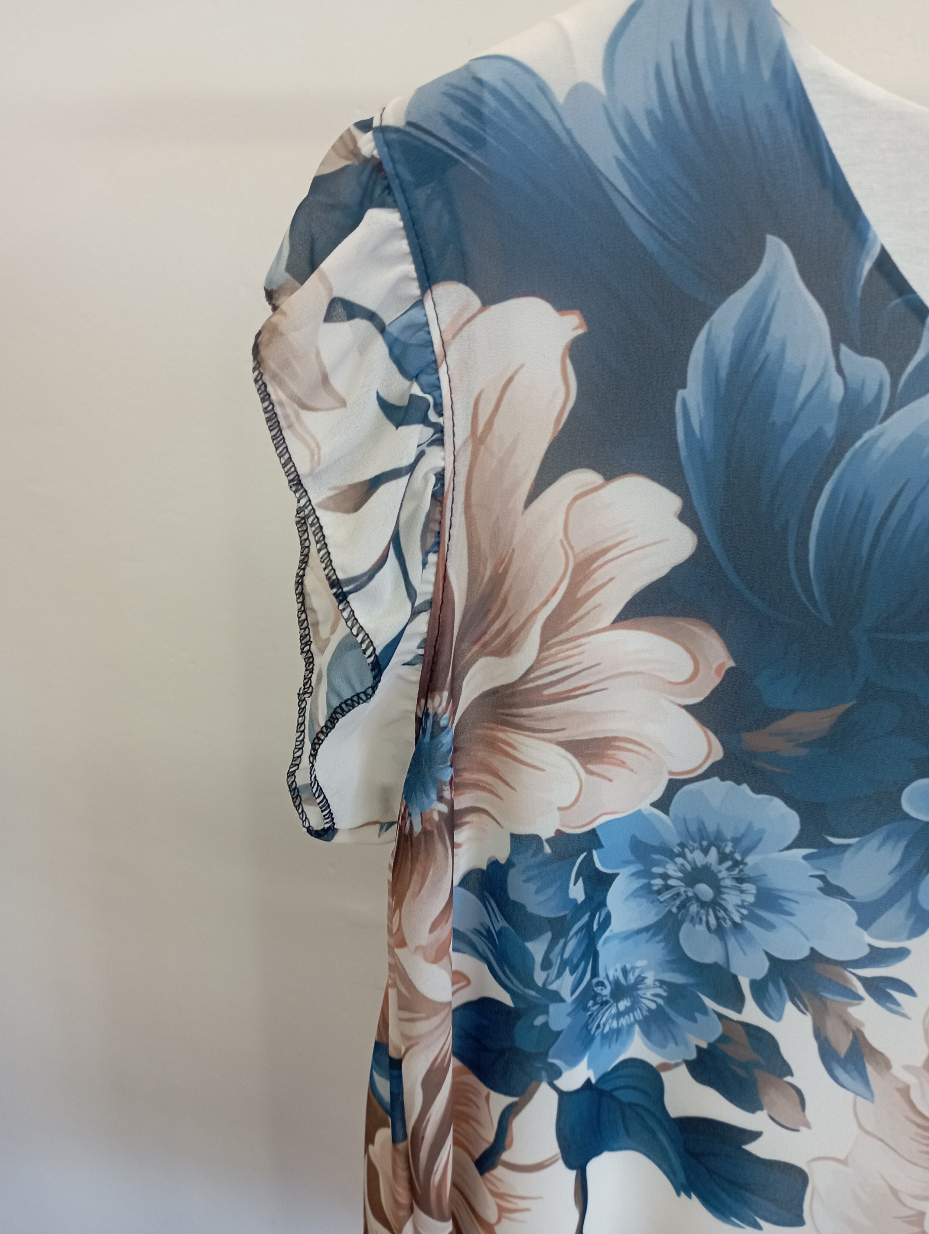 Blusa flower blue